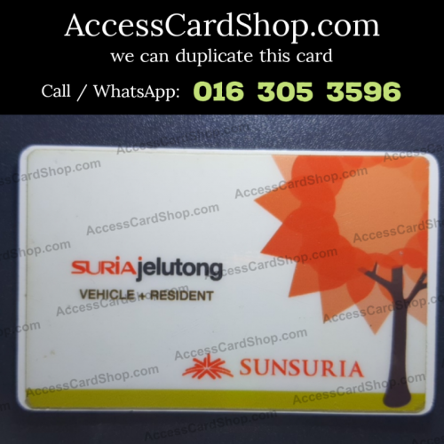 Duplicate Suria Jelutong Serviced Apartment Shah Alam Car Parking Lift Lobby Door Access Card