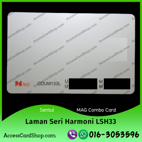 Duplicate Laman Seri Harmoni LSH33 Sentul Car Parking Lift Lobby Door MAG CDUM133L Access Card