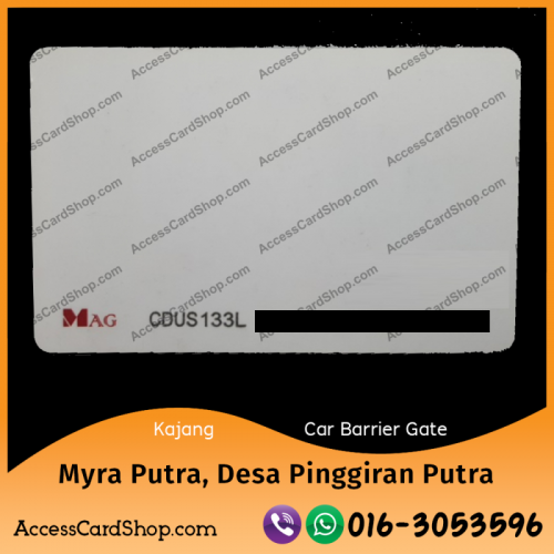 Duplicate Myra Putra Kajang Car Parking MAG CDUS133L Access Card