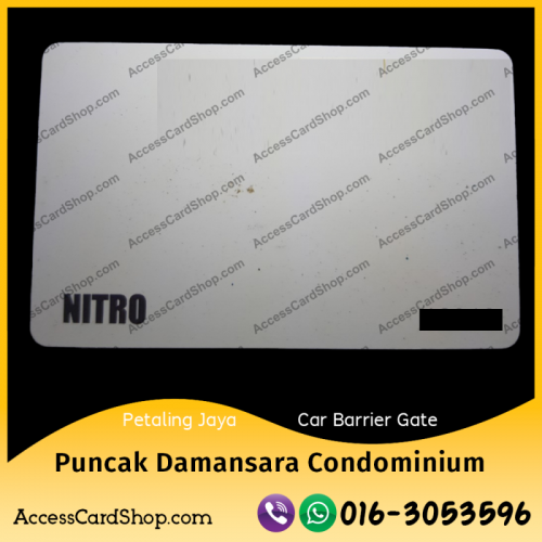 Duplicate Puncak Damansara Condominium Petaling Jaya Car Parking NITRO Access Card