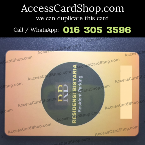 Duplicate Residensi Bistaria Apartment Ampang Jaya Car Parking Lift Lobby Door Access Card