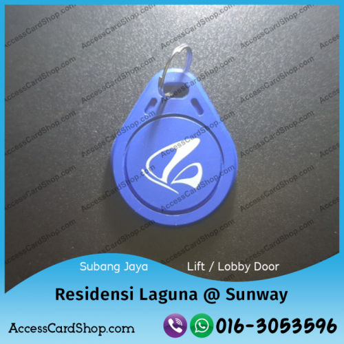 Duplicate Residensi Laguna @ Sunway Subang Jaya Lift Lobby Door Keychain Tag