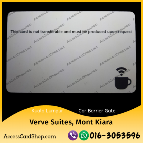 Duplicate Verve Suites Mont Kiara Car Parking Access Card
