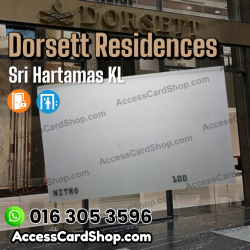 Duplicate Dorsett Residences Sri Hartamas Lift Lobby Door NITRO Access Card