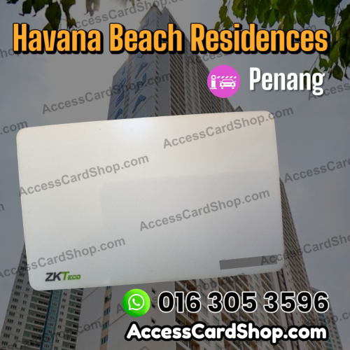 Duplicate Havana Beach Residences Bayan Lepas Car Parking ZKTeco Access Card