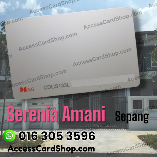 Duplicate Serenia Amani @ Bandar Serenia Sepang Car Parking MAG CDUS133L Access Card