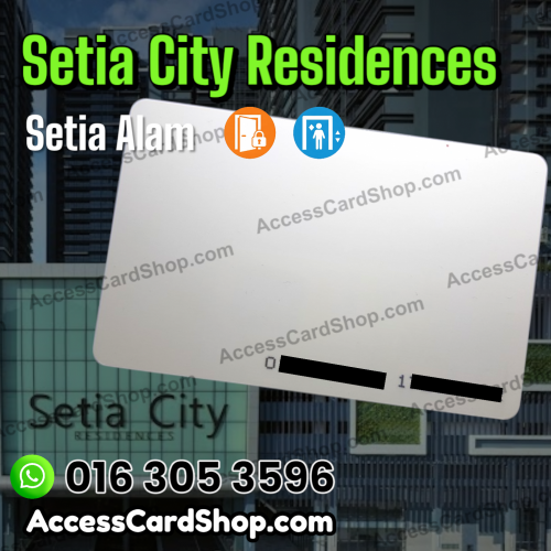 Duplicate Setia City Residences Setia Alam Lift Lobby Door Access Card