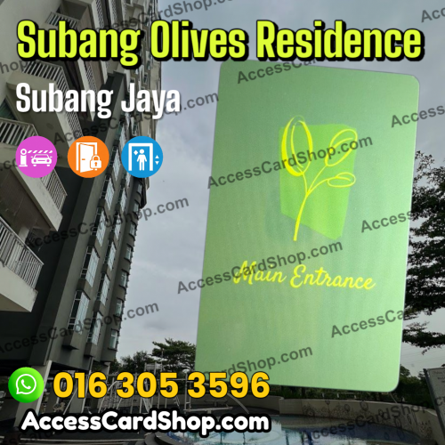 Duplicate Subang Olives Residence Subang Jaya Car Parking Lift Lobby Door Combo Access Card