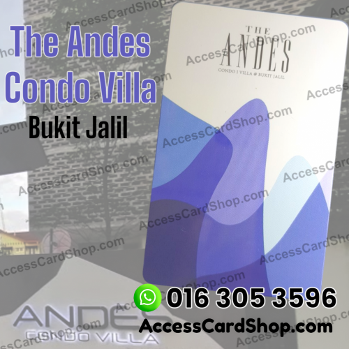 Duplicate The Andes Condo Villa Bukit Jalil Car Parking Access Card