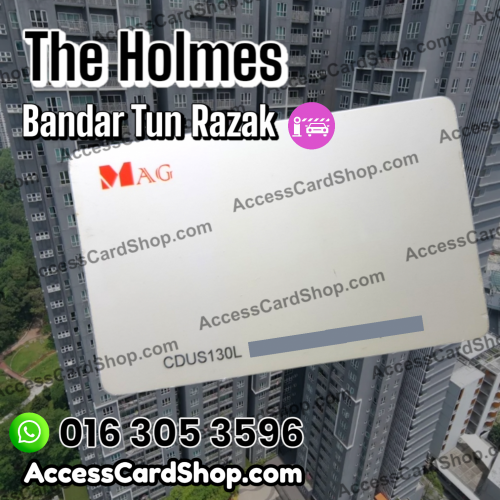 Duplicate The Holmes Bandar Tun Razak Car Parking MAG CDUS130L Access Card