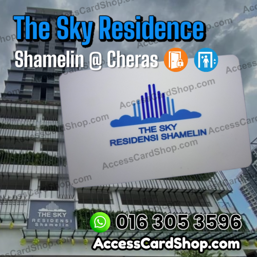 Duplicate The Sky Residence Shamelin Cheras Lift Lobby Door NITRO Access Card
