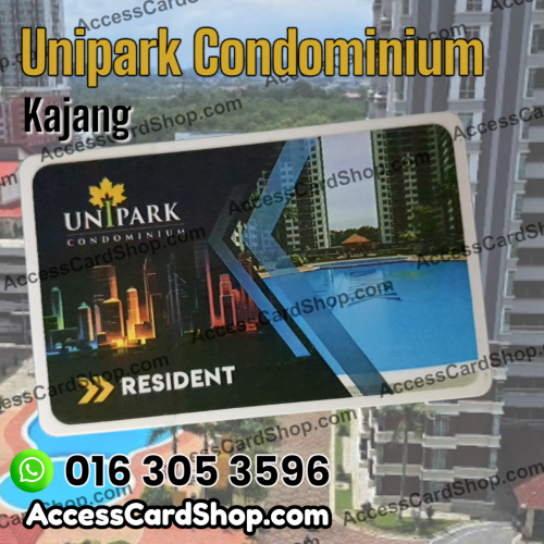 Duplicate Unipark Condominium Kajang Lift Lobby Door MAG CDS084SH Access Card