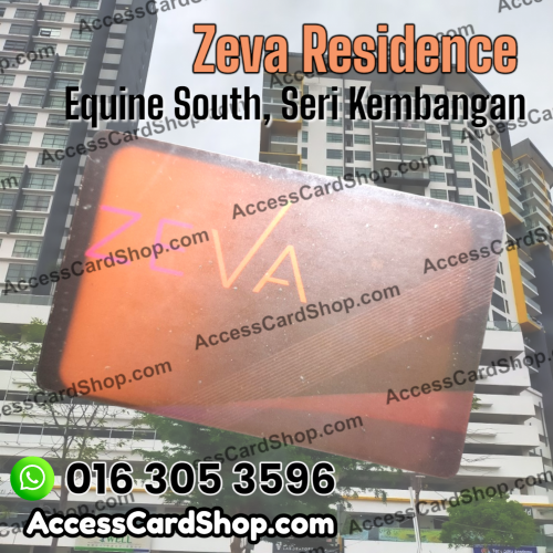 Duplicate Zeva Residence @ Equine South Seri Kembangan Lift Lobby Door Access Card