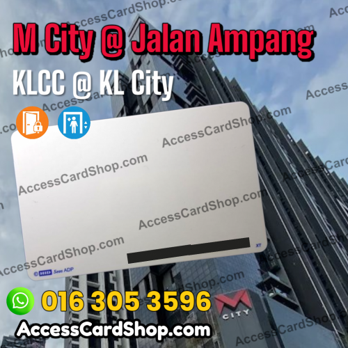 Duplicate M City @ Jalan Ampang KLCC KL City Lift Lobby Door HID Seos Access Card