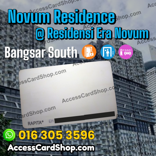 Duplicate Novum (Residensi Era Novum) Bangsar South Car Parking Lift Lobby Door RAPITA EMA1R Access Card