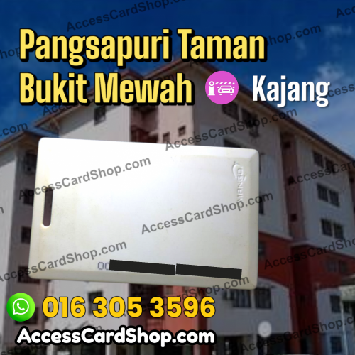Duplicate Pangsapuri Taman Bukit Mewah Fasa 9 dan 10 Kajang Car Parking Access Card