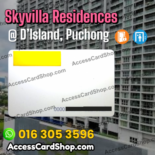 Duplicate Skyvilla @ D’Island Residences Puchong Lift Lobby Door Access Card