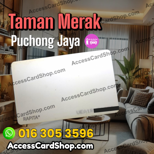 Duplicate Taman Merak Puchong Jaya Car Parking RAPITA UEA1R Access Card