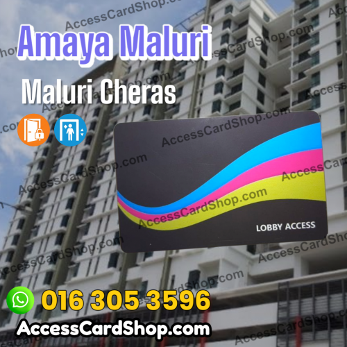 Amaya Maluri Service Apartment - LeCoo access card duplication service for lift and lobby door access in Maluri Cheras, Kuala Lumpur