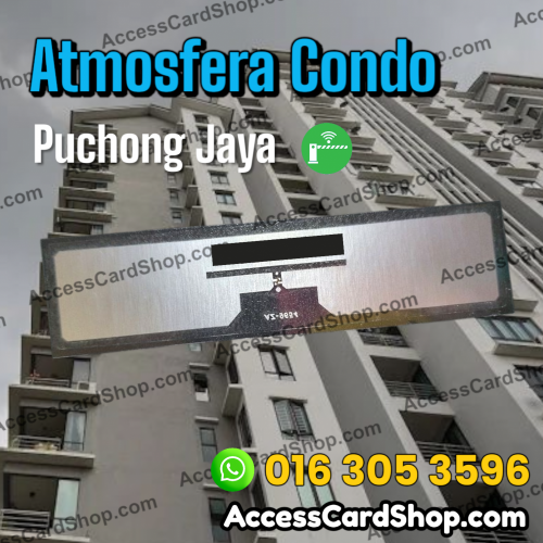 Atmosfera Condominium - RFID sticker duplication service for car parking access in Puchong Jaya, Selangor