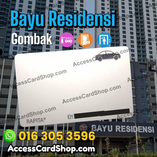 Bayu Residensi @ Seri Temenggung - RAPITA EM access card duplication service for car parking, lift and lobby door access in Gombak, Selangor