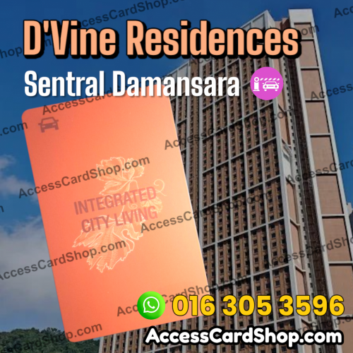 D Vine Residences - MAG CDUS133L access card duplication service for car parking access in Sentral Damansara, Selangor