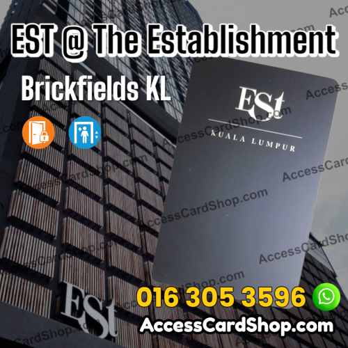 EST @ The Establishment - access card duplication service for lift and lobby door access in Brickfields, Kuala Lumpur