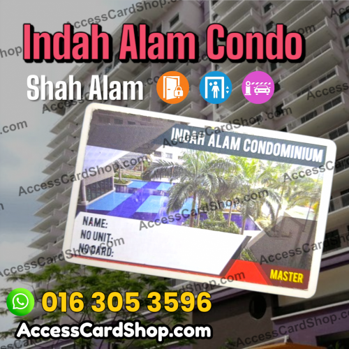 Indah Alam Condominium - Combo access card duplication service for car parking, lift and lobby door access in Shah Alam, Selangor