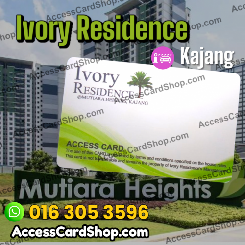 Ivory Residence - access card duplication service for car parking access in Kajang, Selangor