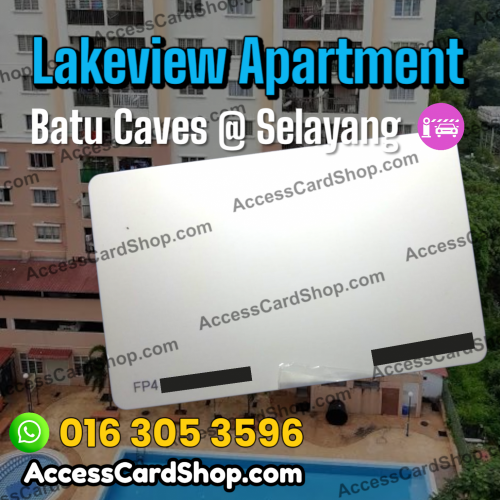 Lakeview Apartment - FP4 access card duplication service for car parking access in Batu Caves, Selangor