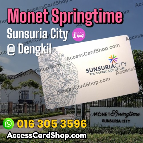 Monet Springtime - access card duplication service for car parking access in Sunsuria City Dengkil, Selangor