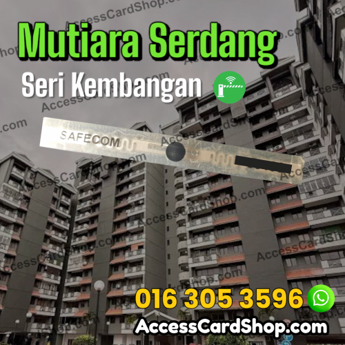 Mutiara Serdang - SAFECOM RFID sticker duplication service for car parking access in Seri Kembangan, Selangor