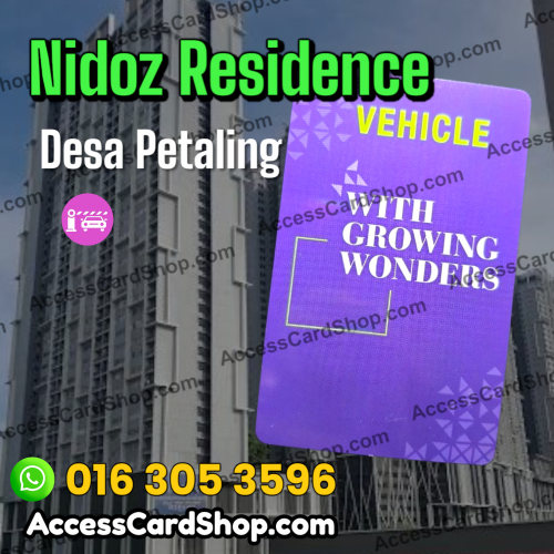Nidoz Residence - access card duplication service for car parking access in Desa Petaling, Kuala Lumpur