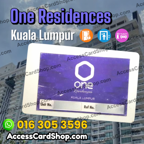One Residences - access card duplication service for car parking, lift and lobby door access in Kuala Lumpur