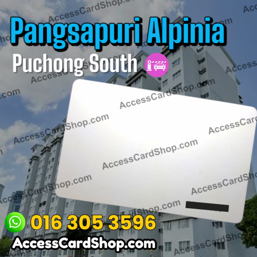 Pangsapuri Alpinia - ZKTeco access card duplication service for car parking access in Puchong South, Selangor
