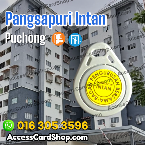 Pangsapuri Intan - keychain tag duplication service for lift and lobby door access in Puchong, Selangor