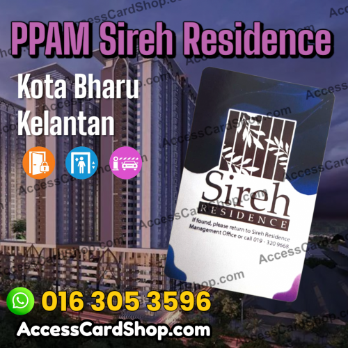 PPAM Sireh Residence - MAG CDUM133L access card duplication service for car parking, lift and lobby door access in Kota Bharu, Kelantan