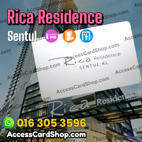 Rica Residence - MAG CDUM130L access card duplication service for car parking, lift and lobby door access in Sentul, Kuala Lumpur