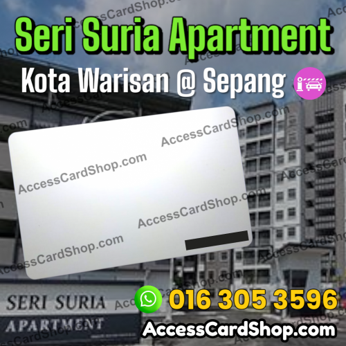 Seri Suria Apartment - ZKTeco access card duplication service for car parking access in Kota Warisan, Selangor