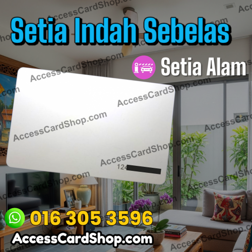 Setia Indah Sebelas (11) - access card duplication service for car parking access in Setia Alam, Selangor