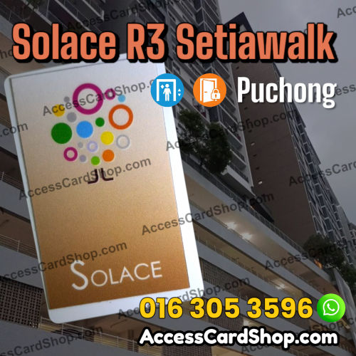 Solace R3 Setiawalk - HID iClass access card duplication service for lift and lobby door access in Puchong, Selangor