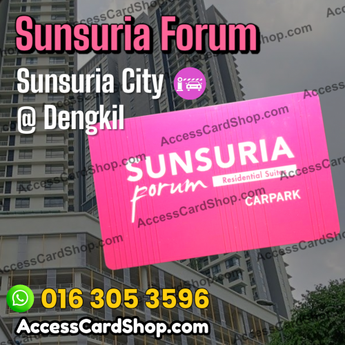Sunsuria Forum Residential Suites - access card duplication service for car parking access in Sunsuria City Dengkil, Selangor