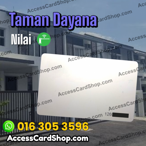 Taman Dayana - ZKTeco access card duplication service for car parking access in Nilai, Negeri Sembilan