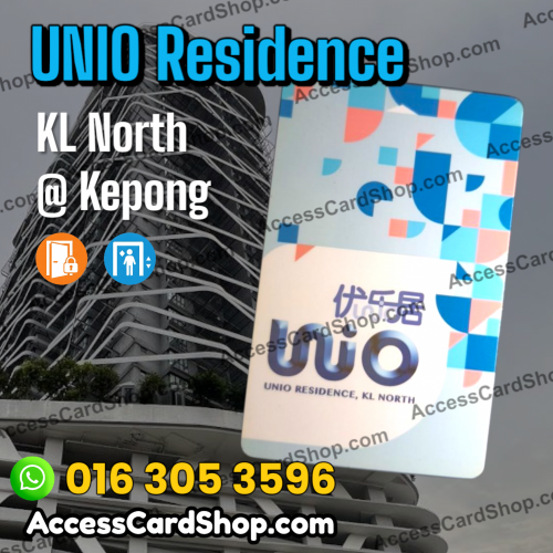 UNIO Residence KL North - NITRO access card duplication service for lift and lobby door access in Kepong, Kuala Lumpur