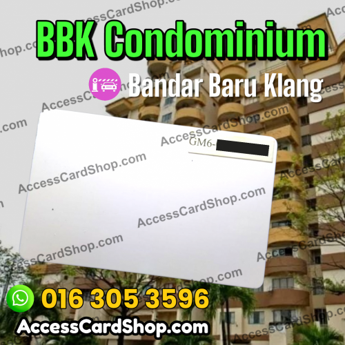 BBK Condominium - GM6 access card duplication service for car parking access in Bandar Baru Klang, Selangor