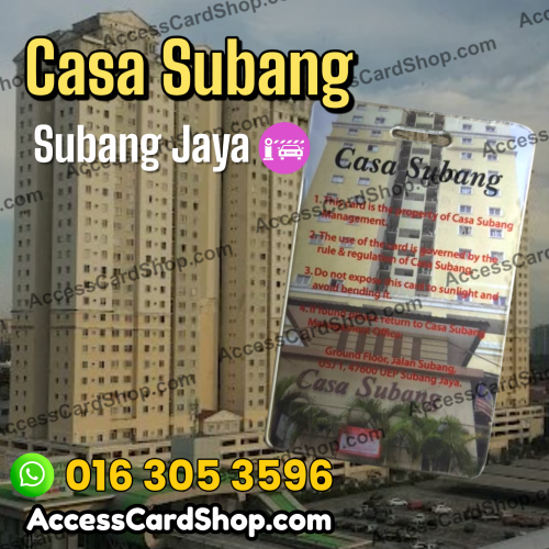 Casa Subang - HID access card duplication service for car parking access in Subang Jaya, Selangor