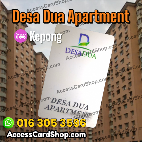 Desa Dua Apartment - FP3(EN) access card duplication service for car parking access in Kepong, Kuala Lumpur