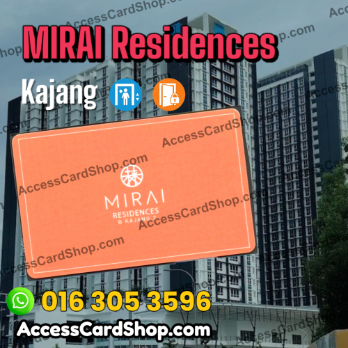 MIRAI Residences - access card duplication service for lift and lobby door access in Kajang, Selangor