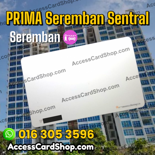 PR1MA Seremban Sentral (Prima) - NEDAP access card duplication service for car parking access in Seremban, Negeri Sembilan