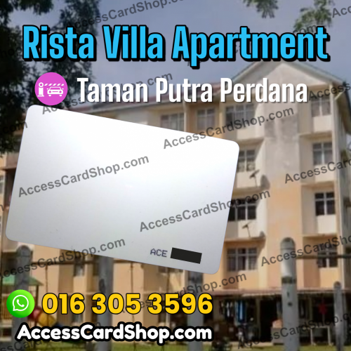 Rista Villa Apartment - ACE access card duplication service for car parking access in Taman Putra Perdana, Selangor